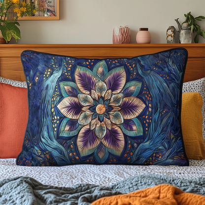 Aurora Petal Elegance Quilted Bedding Pillow Case NCU0DK3526