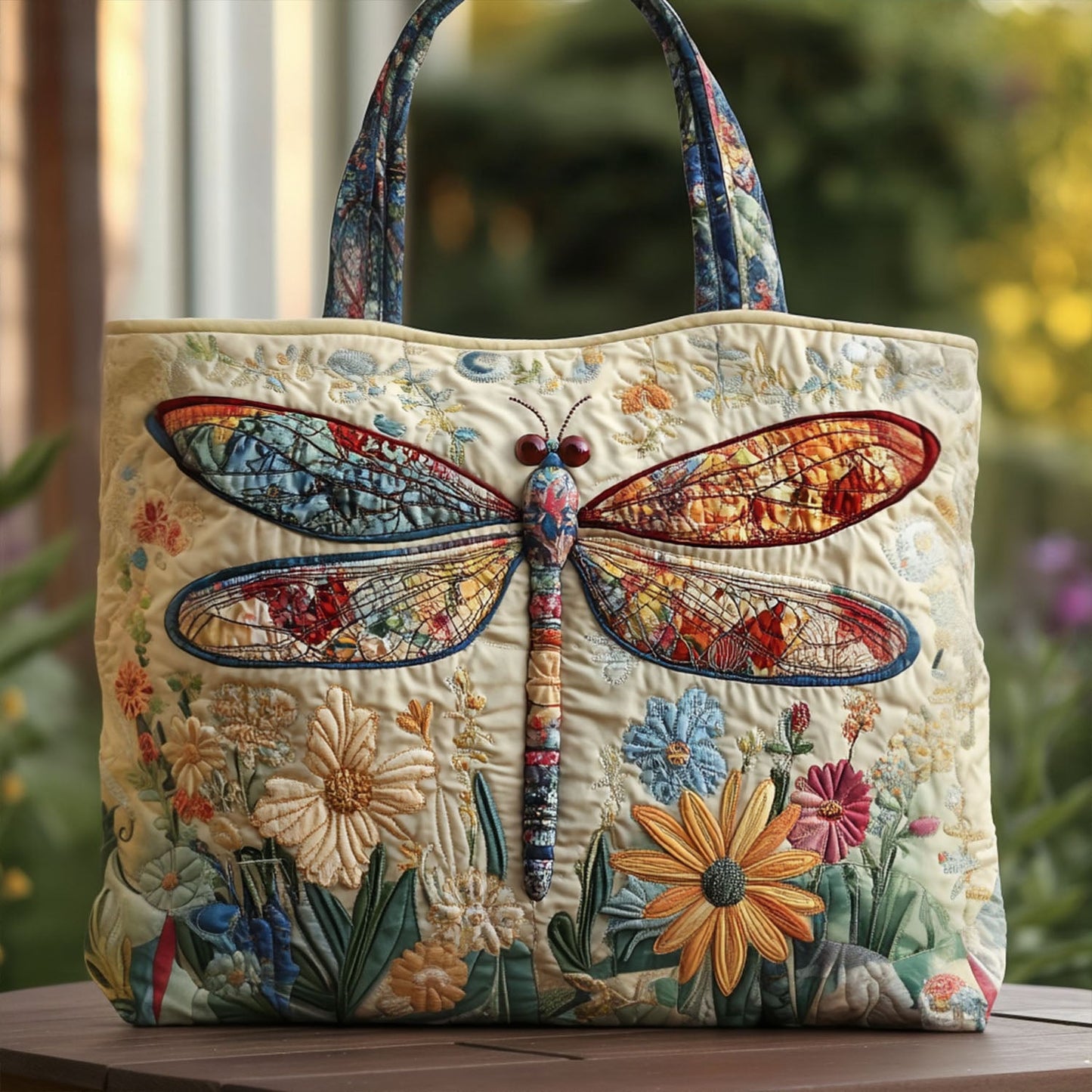 Aurora Wings Quilted Tote Bag NCU0PT8426