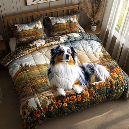 Aussie Whirlwind 3-Piece Quilted Bedding Set NCU0DV4310