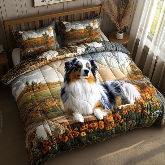 Aussie Whirlwind 3-Piece Quilted Bedding Set NCU0DV4310