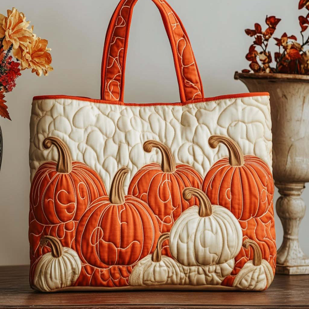 Autumn Bliss Quilted Tote Bag NCU0NT8879