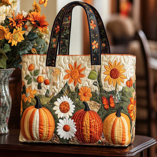 Autumn Cozy Quilted Tote Bag NCU0NT8882