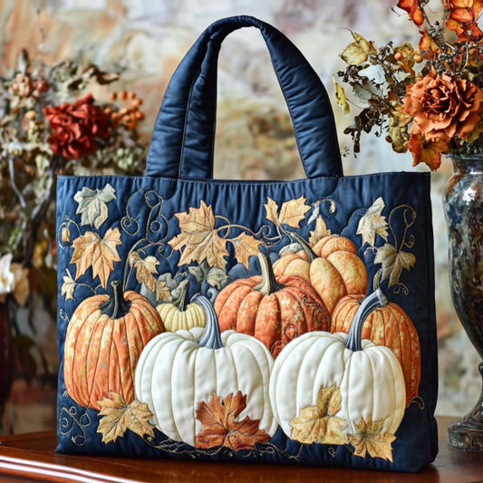 Autumn Essence Quilted Tote Bag NCU0NT8884
