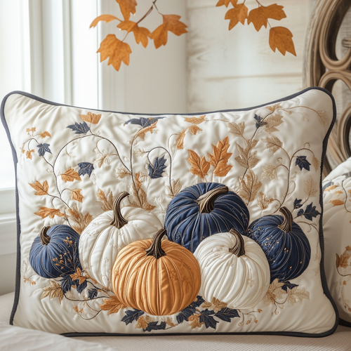 Autumn Golden Glow Quilted Bedding Pillow Case NCU0NT8852