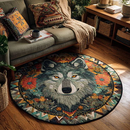 Autumn Alpha Quilted Round Mat NCU0TV063