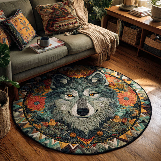 Autumn Alpha Quilted Round Mat NCU0TV063