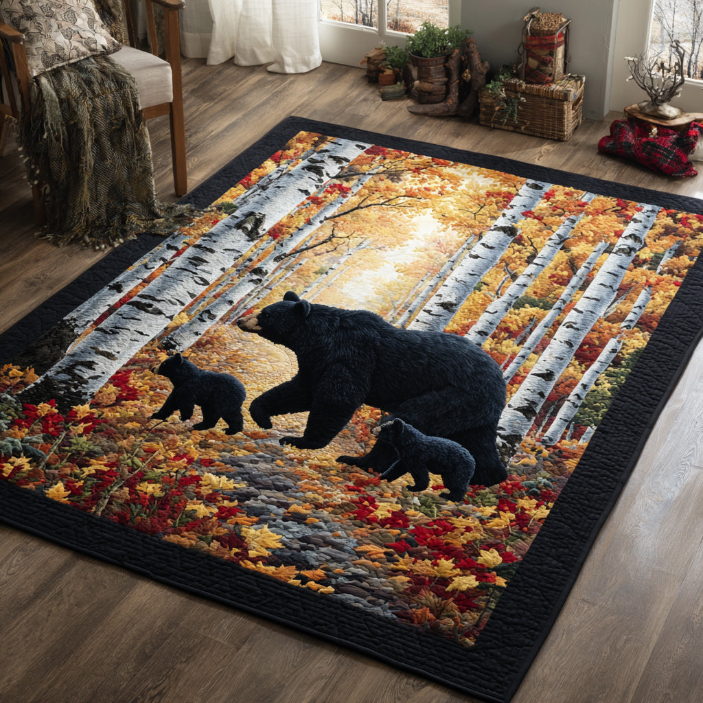 Autumn Bear Journey Area Rug NCU0HH1512