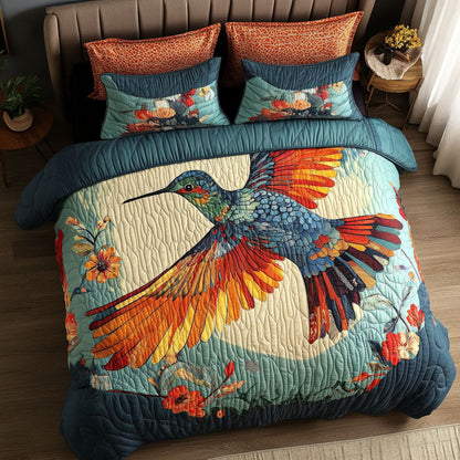 Autumn Breeze 3-Piece Quilted Bedding Set NCU0NT4971