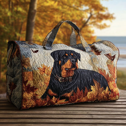 Autumn Breeze Rottweiler Quilted Duffle Bag NCU0PT9072