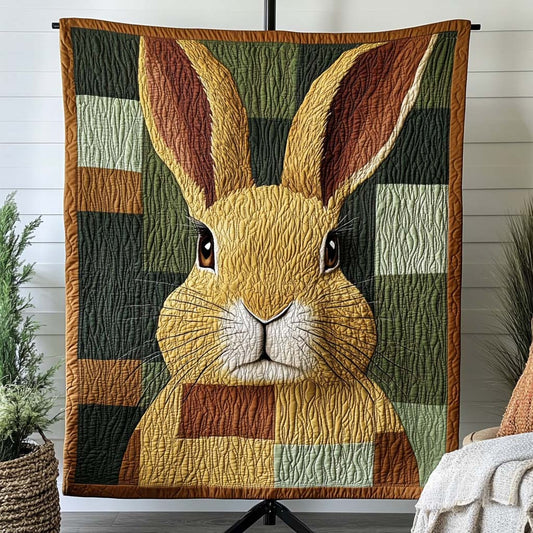 Autumn Bunny Charm Quilted Blanket NCU0NT9333
