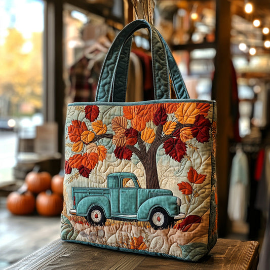 Autumn Cargo Quilted Tote Bag NCU0DV7065