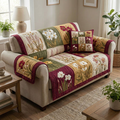 Autumn Field Quilted Sofa Cover NCU0NT12343