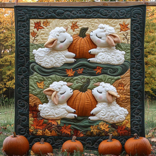 Autumn Fleece Quilted Blanket NCU0XD079