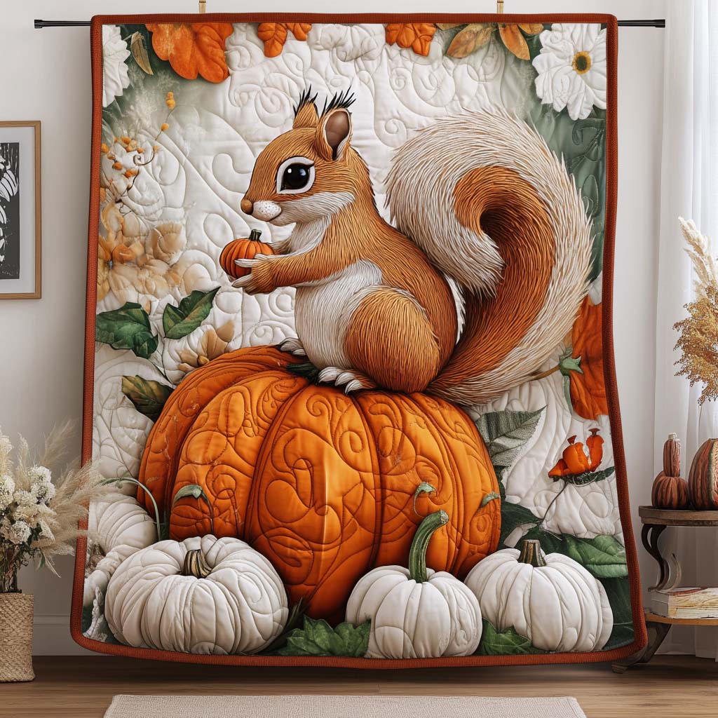 Autumn Forager Quilted Blanket NCU0NT9399