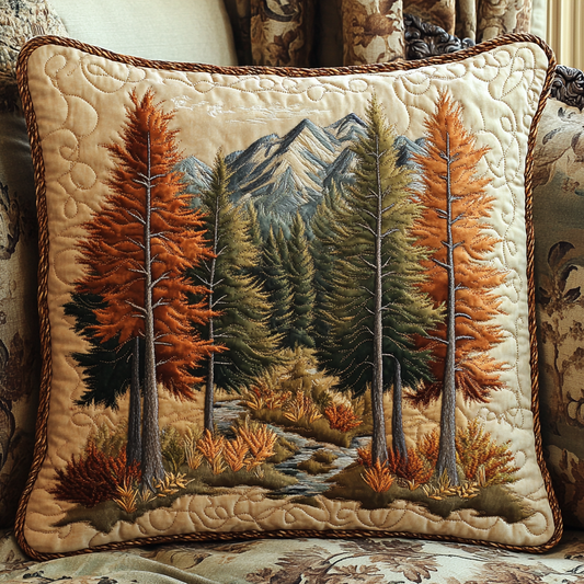 Autumn Forest Quilted Pillow Case NCU0DV5409
