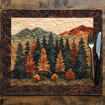 Autumn Forest Quilted Place Mat NCU0DV5714