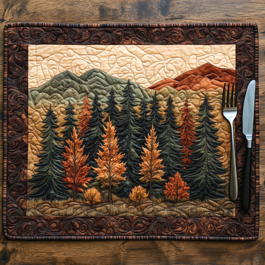 Autumn Forest Quilted Place Mat NCU0DV5714