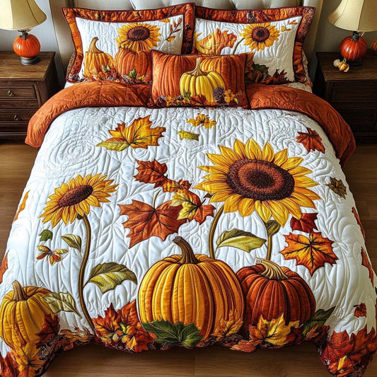 Autumn Forest Whisper 3-Piece Quilted Bedding Set NCU0NT8763