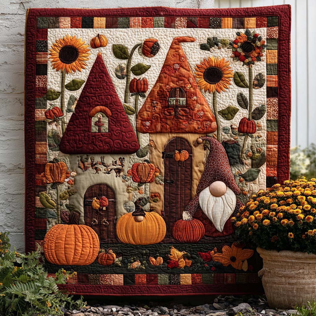 Autumn Friends Quilted Blanket NCU0NT8930