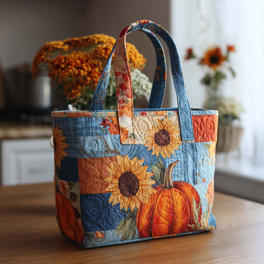 Autumn Gather Quilted Tote Bag NCU0NT9039