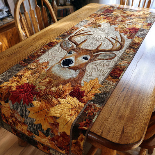 Autumn Gaze Quilted Table Runner NCU0TV645
