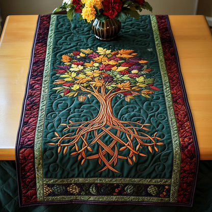 Autumn Glow Quilted Table Runner NCU0NT3025