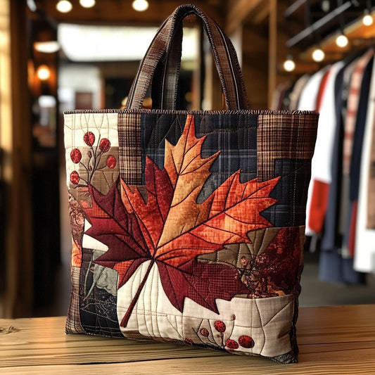 Autumn Glow Quilted Tote Bag NCU0DV7054