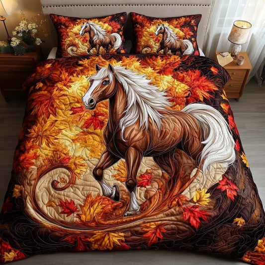 Autumn Grace 3-Piece Quilted Bedding Set NCU0NT8920