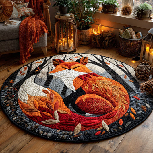 Autumn Guardian Quilted Round Mat NCU0TV190