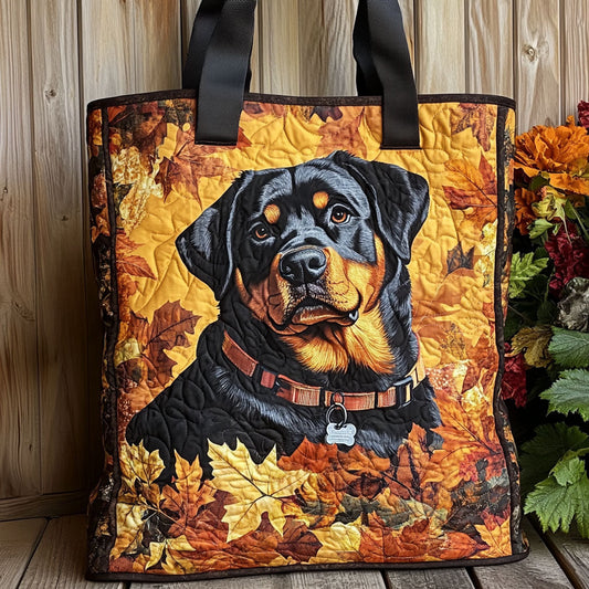 Autumn Guardian Quilted Tote Bag NCU0PT9057
