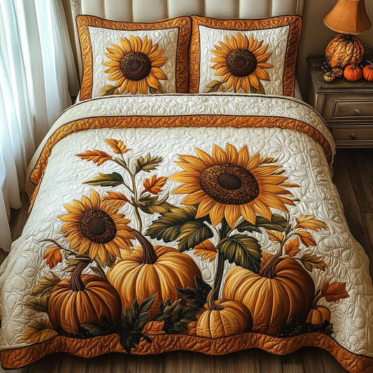 Autumn Harvest Quilted Bedding Set NCU0DV2042