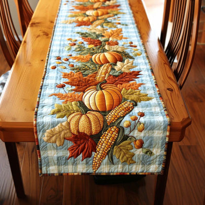 Autumn Harvest Quilted Table Runner NCU0NT1194