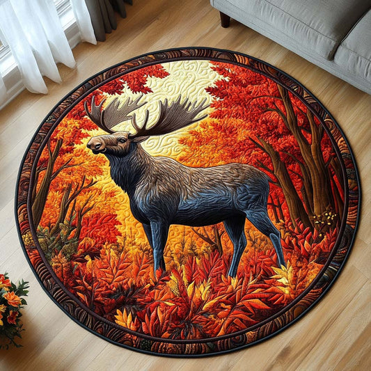 Autumn King Quilted Round Mat NCU0NT9532