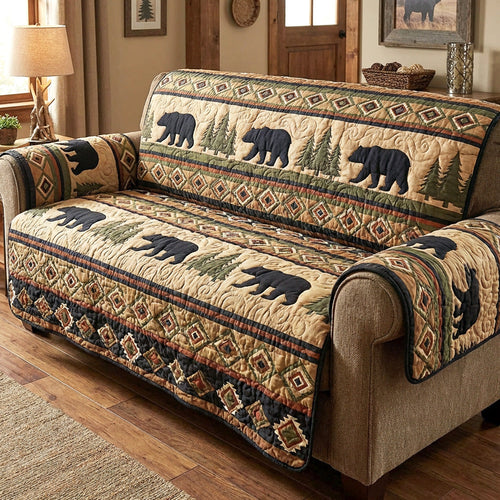 Autumn Lodge Quilted Sofa Cover NCU0TV1636