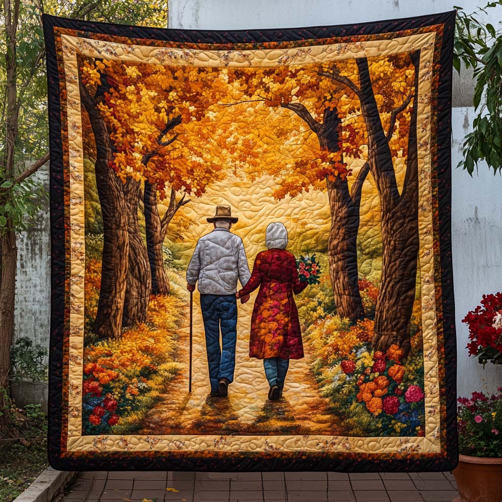 Autumn Love Quilted Blanket NCU0NT8020