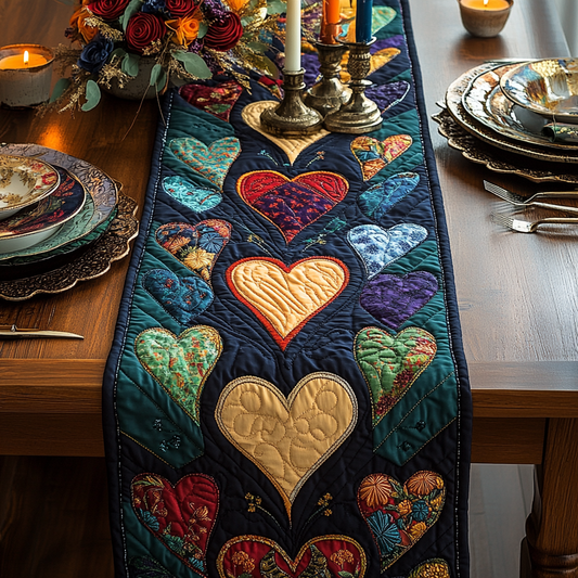 Autumn Love Quilted Table Runner NCU0VH2796
