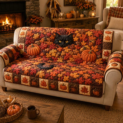 Autumn Lurk Quilted Sofa Cover NCU0TD2911