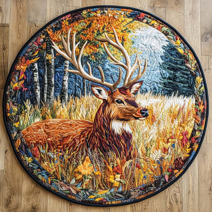 Autumn Majesty Quilted Round Mat NCU0NT9533