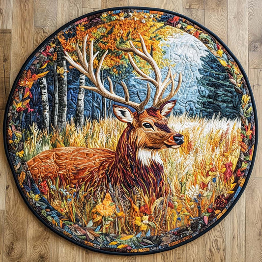 Autumn Majesty Quilted Round Mat NCU0NT9533