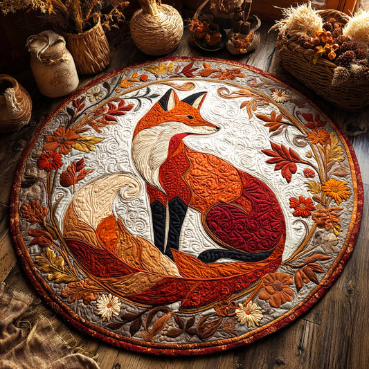Autumn Majesty Quilted Round Mat NCU0TV199