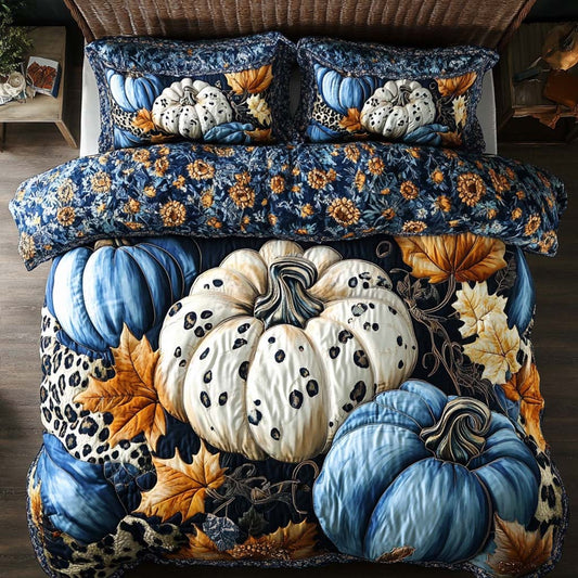 Autumn Meadow Whispers 3-Piece Quilted Bedding Set NCU0NT8341