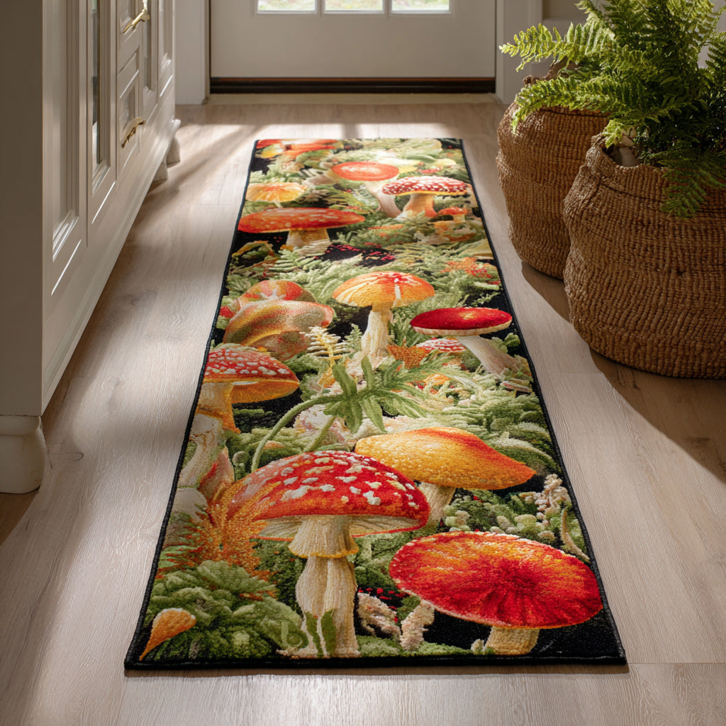Autumn Mushroom Runner Carpet NCU0HH1207