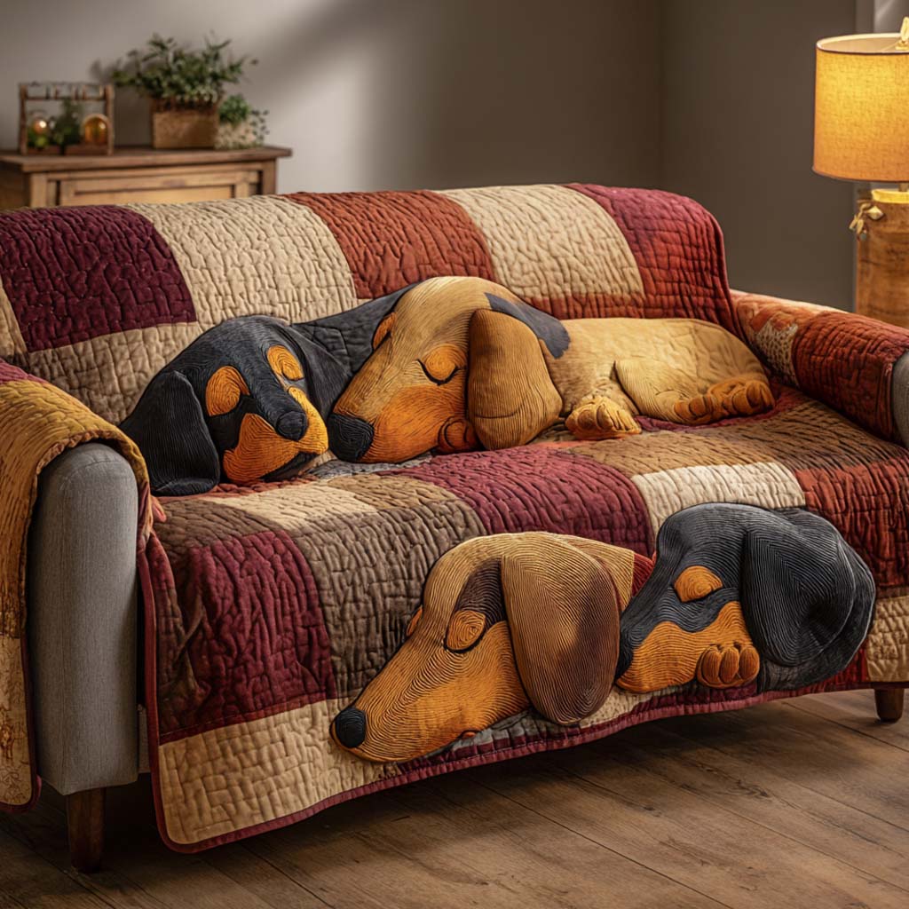 Autumn Nap Quilted Sofa Cover NCU0XD1291