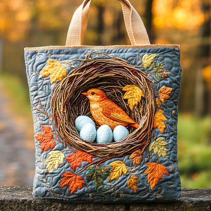 Autumn Nest Quilted Tote Bag NCU0TD601