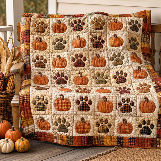 Autumn Paws Quilted Blanket NCU0TD3073