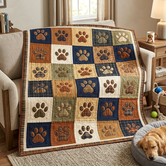 Autumn Paws Quilted Blanket NCU0TV1991