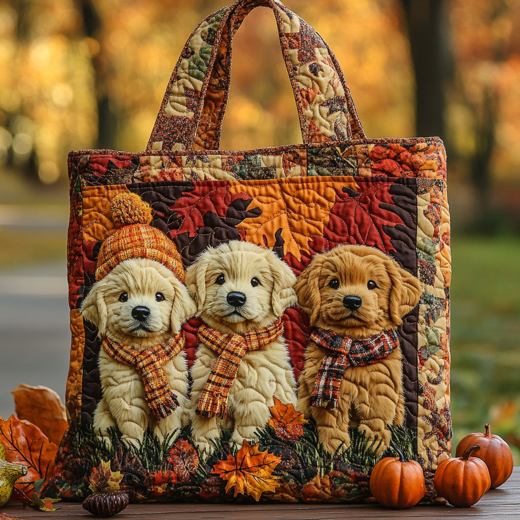 Autumn Pure Heart Quilted Tote Bag NCU0DV7403