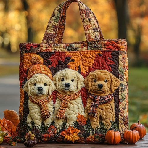 Autumn Pure Heart Quilted Tote Bag NCU0DV7403