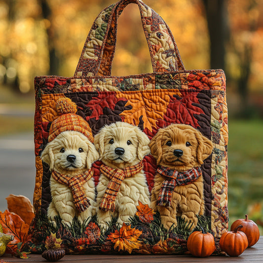 Autumn Pure Heart Quilted Tote Bag NCU0DV7403