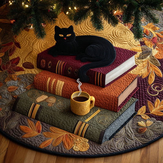 Autumn Reader Christmas Quilted Tree Skirt NCU0TV815